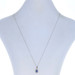 White Gold Sapphire & Diamond Pendant Necklace 17 3/4" - 18k Pear .51ctw White Gold Sapphire & Diamond Pendant Necklace 17 3/4" - 18k Pear .51ctw