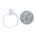 White Gold Diamond Two-Stone Bypass Ring - 14k Round Brilliant Two Hearts Love White Gold Diamond Two-Stone Bypass Ring - 14k Round Brilliant Two Hearts Love