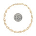 Yellow Gold Diamond Link Bracelet 7" - 10k Single Cut .50ctw Ribbon Twist Yellow Gold Diamond Link Bracelet 7" - 10k Single Cut .50ctw Ribbon Twist