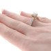 White Gold Fancy Brown Moissanite & Diamond Engagement Ring - 14k Round 1.80ctw White Gold Fancy Brown Moissanite & Diamond Engagement Ring - 14k Round 1.80ctw