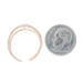Kallati Diamond Crossover Band - Rose Gold 9k Round .10ctw Adjustable Ring Kallati Diamond Crossover Band - Rose Gold 9k Round .10ctw Adjustable Ring