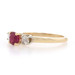 Yellow Gold Ruby & Diamond Ring - 14k Round 1.00ctw Yellow Gold Ruby & Diamond Ring - 14k Round 1.00ctw