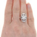 White Gold Diamond Art Deco Ring - 18k European Cut .28ctw Vintage Filigree White Gold Diamond Art Deco Ring - 18k European Cut .28ctw Vintage Filigree