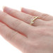 Yellow Gold Diamond Leafy Vine Band - 14k Round Botanical Milgrain Wedding Ring Yellow Gold Diamond Leafy Vine Band - 14k Round Botanical Milgrain Wedding Ring