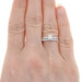 White Gold Diamond Engagement Ring & Wedding Bands - 14k Cushion Cut 1.20ctw White Gold Diamond Engagement Ring & Wedding Bands - 14k Cushion Cut 1.20ctw
