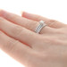 White Gold Diamond Engagement Ring & Wedding Bands - 14k Cushion Cut 1.20ctw White Gold Diamond Engagement Ring & Wedding Bands - 14k Cushion Cut 1.20ctw