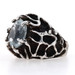 Sterling Silver Goshenite Modernist Cocktail Solitaire Ring - Oval 7.80ct Vintage Size 9 Sterling Silver Goshenite Modernist Cocktail Solitaire Ring - Oval 7.80ct Vintage Size 9