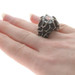Sterling Silver Goshenite Modernist Cocktail Solitaire Ring - Oval 7.80ct Vintage Size 9 Sterling Silver Goshenite Modernist Cocktail Solitaire Ring - Oval 7.80ct Vintage Size 9