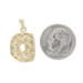 Yellow Gold Pave Cubic Zirconia Initial D Pendant 10k 1.00ctw Monogram Letter Yellow Gold Pave Cubic Zirconia Initial D Pendant 10k 1.00ctw Monogram Letter