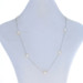 White Gold Cultured Pearl Necklace 17 3/4" - 14k Chain Station White Gold Cultured Pearl Necklace 17 3/4" - 14k Chain Station