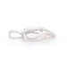 White Gold Diamond Heart Pendant - 10k Round Brilliant & Baguette .15ctw Love White Gold Diamond Heart Pendant - 10k Round Brilliant & Baguette .15ctw Love