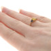 Yellow Gold Yellow & Blue Sapphire Ring - 14k Round 1.00ctw Yellow Gold Yellow & Blue Sapphire Ring - 14k Round 1.00ctw