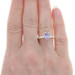 Pandora Tied Together Ring - Sterling Authentic Purple 52 (US 6) 190150PAM Retd Pandora Tied Together Ring - Sterling Authentic Purple 52 (US 6) 190150PAM Retd