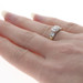 Yellow Gold Diamond Engagement Ring - 14k & 18k Round Cut 1.12ctw Three-Stone Yellow Gold Diamond Engagement Ring - 14k & 18k Round Cut 1.12ctw Three-Stone