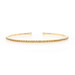 Spark Sapphire Flex Bangle Bracelet 6 1/4" - Yellow Gold 18k Round 1.50ctw Spark Sapphire Flex Bangle Bracelet 6 1/4" - Yellow Gold 18k Round 1.50ctw