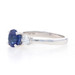 White Gold Sapphire & Diamond Ring - 14k Round 2.12ctw Engagement White Gold Sapphire & Diamond Ring - 14k Round 2.12ctw Engagement