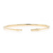 Yellow Gold Diamond Flex Bangle Bracelet 6 3/4" - 14k Round 2.93ctw Oval Yellow Gold Diamond Flex Bangle Bracelet 6 3/4" - 14k Round 2.93ctw Oval