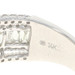 White Gold Diamond Band - 14k Baguette & Round 2.17ctw Wedding Ring Size 7 1/4 White Gold Diamond Band - 14k Baguette & Round 2.17ctw Wedding Ring Size 7 1/4