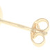 Yellow Gold Puffy Heart Stud Earrings - 18k Love Pierced Yellow Gold Puffy Heart Stud Earrings - 18k Love Pierced