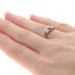 Yellow Gold Sapphire & Diamond Victorian Ring - 18k Round .92ctw Antique Yellow Gold Sapphire & Diamond Victorian Ring - 18k Round .92ctw Antique