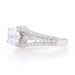 White Gold Diamond Semi-Mount Ring - 14k Fits ~6.4mm-7mm w/ Diamonds .57ctw White Gold Diamond Semi-Mount Ring - 14k Fits ~6.4mm-7mm w/ Diamonds .57ctw