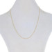 14k Yellow Gold Cable Chain Necklace - 14k Italy Adjustable Length 14k Yellow Gold Cable Chain Necklace - 14k Italy Adjustable Length
