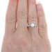 White Gold Diamond Engagement Ring & Wedding Band - 18k Round 1.13ctw GIA White Gold Diamond Engagement Ring & Wedding Band - 18k Round 1.13ctw GIA