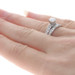 White Gold Diamond Engagement Ring & Wedding Band - 18k Round 1.13ctw GIA White Gold Diamond Engagement Ring & Wedding Band - 18k Round 1.13ctw GIA