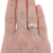 Yellow Gold Diamond Wedding Band - 14k Single Cut Ring