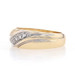 Yellow Gold Diamond Wedding Band - 14k Single Cut Ring