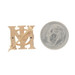 Yellow Gold Phi Mu Badge - 14k Garnet & Seed Pearl Antique 1900s Sorority Pin Yellow Gold Phi Mu Badge - 14k Garnet & Seed Pearl Antique 1900s Sorority Pin