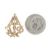 Yellow Gold Phi Delta Epsilon Badge - 10k Synthetic Ruby Medical Fraternity Pin Yellow Gold Phi Delta Epsilon Badge - 10k Synthetic Ruby Medical Fraternity Pin