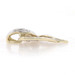 Yellow Gold Diamond Ribbon Heart Pendant - 10k Baguette .25ctw Love Yellow Gold Diamond Ribbon Heart Pendant - 10k Baguette .25ctw Love