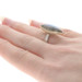 Sterling & Yellow Gold Labradorite Cocktail Solitaire Ring - 925 & 14k Marquise Sterling & Yellow Gold Labradorite Cocktail Solitaire Ring - 925 & 14k Marquise