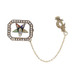 Yellow Gold OES & Shriners Badge & Sweetheart Guard Pin - 10k Women's Masonic Yellow Gold OES & Shriners Badge & Sweetheart Guard Pin - 10k Women's Masonic
