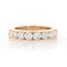 Yellow Gold Diamond Wedding Band - 14k Round .72ctw Channel Set Six-Stone Ring Yellow Gold Diamond Wedding Band - 14k Round .72ctw Channel Set Six-Stone Ring