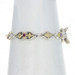 Konstantino Rhodolite Garnet Bracelet 6 3/4" Sterling 925 Yellow Gold 18k 3.32ct Konstantino Rhodolite Garnet Bracelet 6 3/4" Sterling 925 Yellow Gold 18k 3.32ct