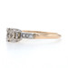 Yellow Gold Diamond Art Deco Engagement Ring 14k Euro .42ctw Fancy Brown Vintage Yellow Gold Diamond Art Deco Engagement Ring 14k Euro .42ctw Fancy Brown Vintage