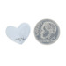 New Authentic Pandora Floating Heart Plate Petite Medium Sterling Silver 792120 New Authentic Pandora Floating Heart Plate Petite Medium Sterling Silver 792120