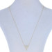 Yellow Gold Diamond Heart Cluster Necklace 17 3/4" - 14k Round .51ctw Love Yellow Gold Diamond Heart Cluster Necklace 17 3/4" - 14k Round .51ctw Love