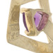 Yellow Gold Amethyst Solitaire Pendant - 14k Trillion .25ct Yellow Gold Amethyst Solitaire Pendant - 14k Trillion .25ct