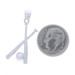 White Gold Diamond Baseball Solitaire Pendant 14k Round .54ct Sports Bats & Ball White Gold Diamond Baseball Solitaire Pendant 14k Round .54ct Sports Bats & Ball