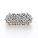 Yellow Gold Diamond Cluster Cocktail Band - 14k Round Brilliant 1.00ctw Ring Yellow Gold Diamond Cluster Cocktail Band - 14k Round Brilliant 1.00ctw Ring