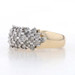 Yellow Gold Diamond Cluster Cocktail Band - 14k Round Brilliant 1.00ctw Ring Yellow Gold Diamond Cluster Cocktail Band - 14k Round Brilliant 1.00ctw Ring
