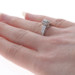 White Gold Diamond Cluster Engagement Ring -10k Round Brilliant .27ctw Cathedral White Gold Diamond Cluster Engagement Ring -10k Round Brilliant .27ctw Cathedral