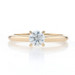 Yellow Gold Diamond Solitaire Engagement Ring - 10k Round Brilliant .50ct Yellow Gold Diamond Solitaire Engagement Ring - 10k Round Brilliant .50ct