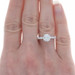 White Gold Diamond Engagement Ring - 14k Round 1.84ctw Caro 74 Euro Shank White Gold Diamond Engagement Ring - 14k Round 1.84ctw Caro 74 Euro Shank