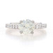 White Gold Diamond Engagement Ring - 14k Round 1.84ctw Caro 74 Euro Shank White Gold Diamond Engagement Ring - 14k Round 1.84ctw Caro 74 Euro Shank