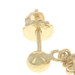 Yellow Gold Emerald Dangle Earrings - 18k Square 2.04ctw Flowers Pierced Yellow Gold Emerald Dangle Earrings - 18k Square 2.04ctw Flowers Pierced
