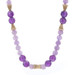Yellow Gold Amethyst Beaded Necklace 29 1/4" - 14k Bead & Faceted Bead Yellow Gold Amethyst Beaded Necklace 29 1/4" - 14k Bead & Faceted Bead